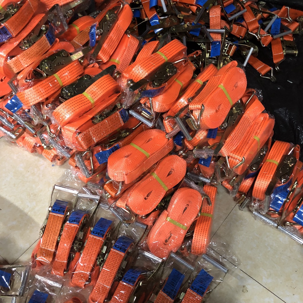 Tăng đơ vải. Dây cảo chằng hàng hóa, pallet bản rộng 5cm - Tải trọng 3 tấn