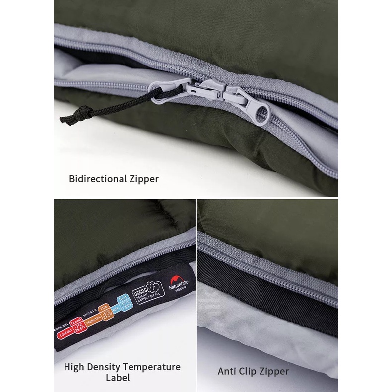 Túi ngủ dã ngoại văn phòng NatureHike NH20MSD07 U150 có mũ