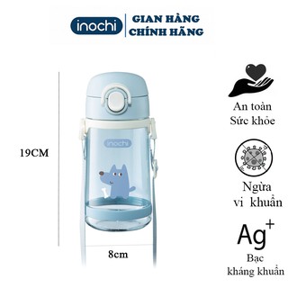 Bình tập uống nước cho bé inochi goki Dino Ruby