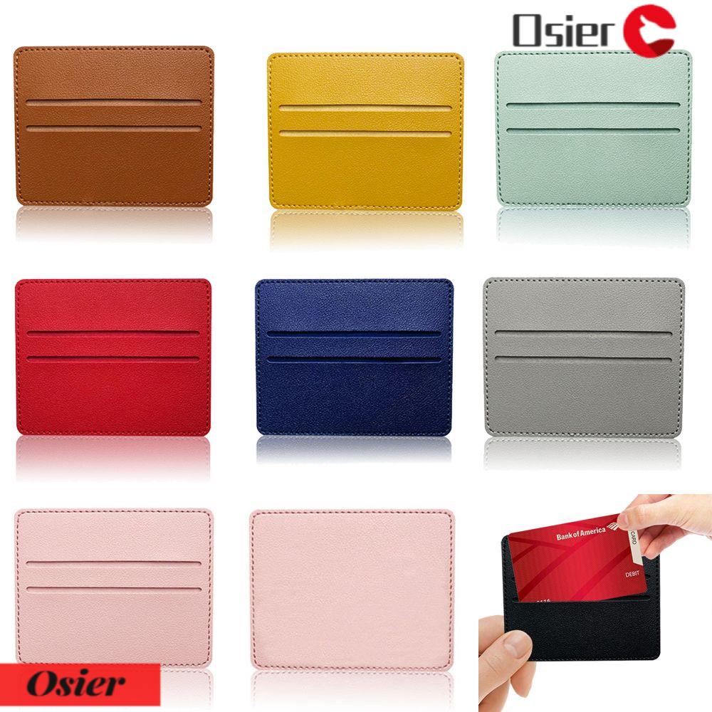 Ví Da PU Đựng Thẻ ID / Tiền Xu 1 Ngăn Kiểu Doanh Nhân