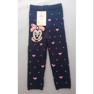 Quần len bé gái cao cấp 2 lớp Mickey