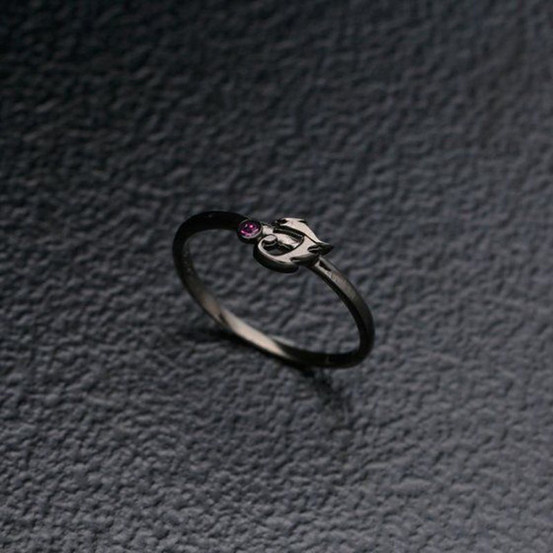 Nhẫn Thời Trang Mạ Bạc 925 Hình Kamen Rider W Độc Đáo