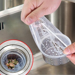 Túi lọc rác thông minh để bồn rửa chén và chỗ thoát nước dưới sàn ( 1 bịch 100c )