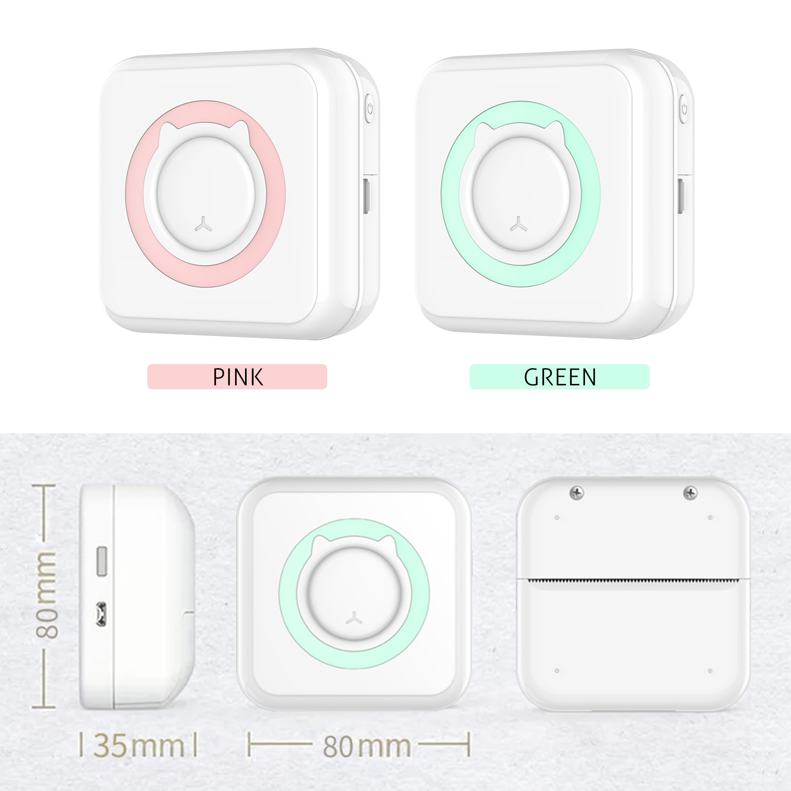 Máy In Nhiệt Nhỏ Gọn 200dpi Kèm Cuộn Giấy In Cao Cấp | BigBuy360 - bigbuy360.vn