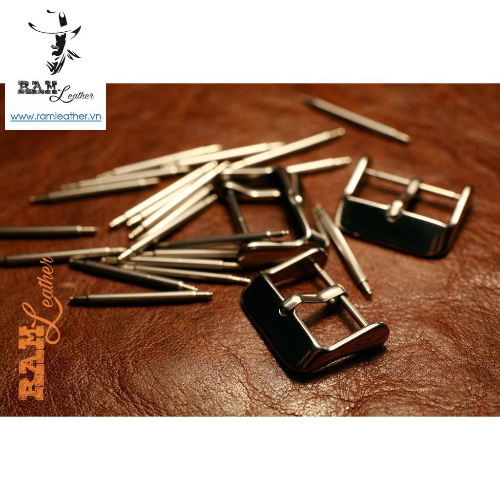 Dây Đồng Hồ Ram Traditional Green Da Bò Thật Bền Đẹp Thuộc Bằng Thảo Mộc