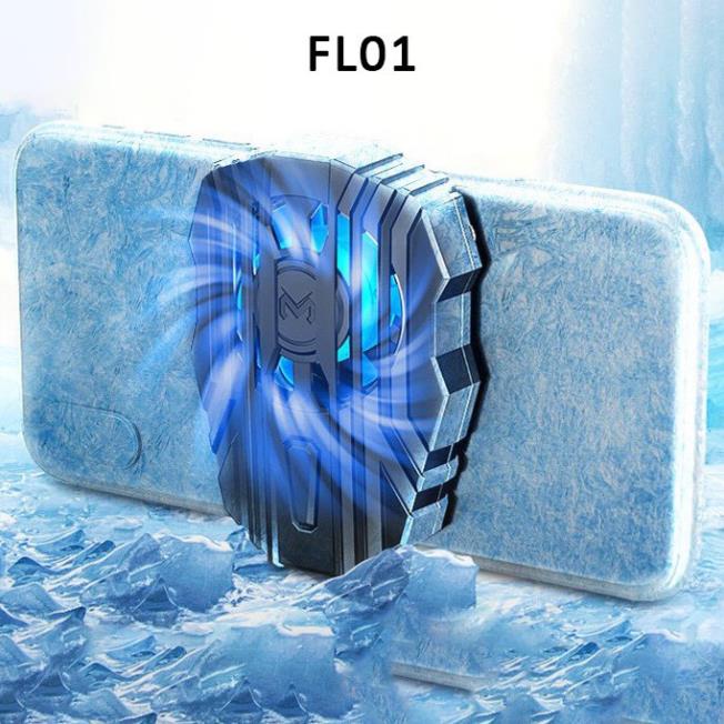 Quạt Tản Nhiệt Điện Thoại Gaming Sò Lạnh FL01 LED RGB Giảm Nhiệt Khi Chơi Game Giúp Bảo Vệ Điện Thoại