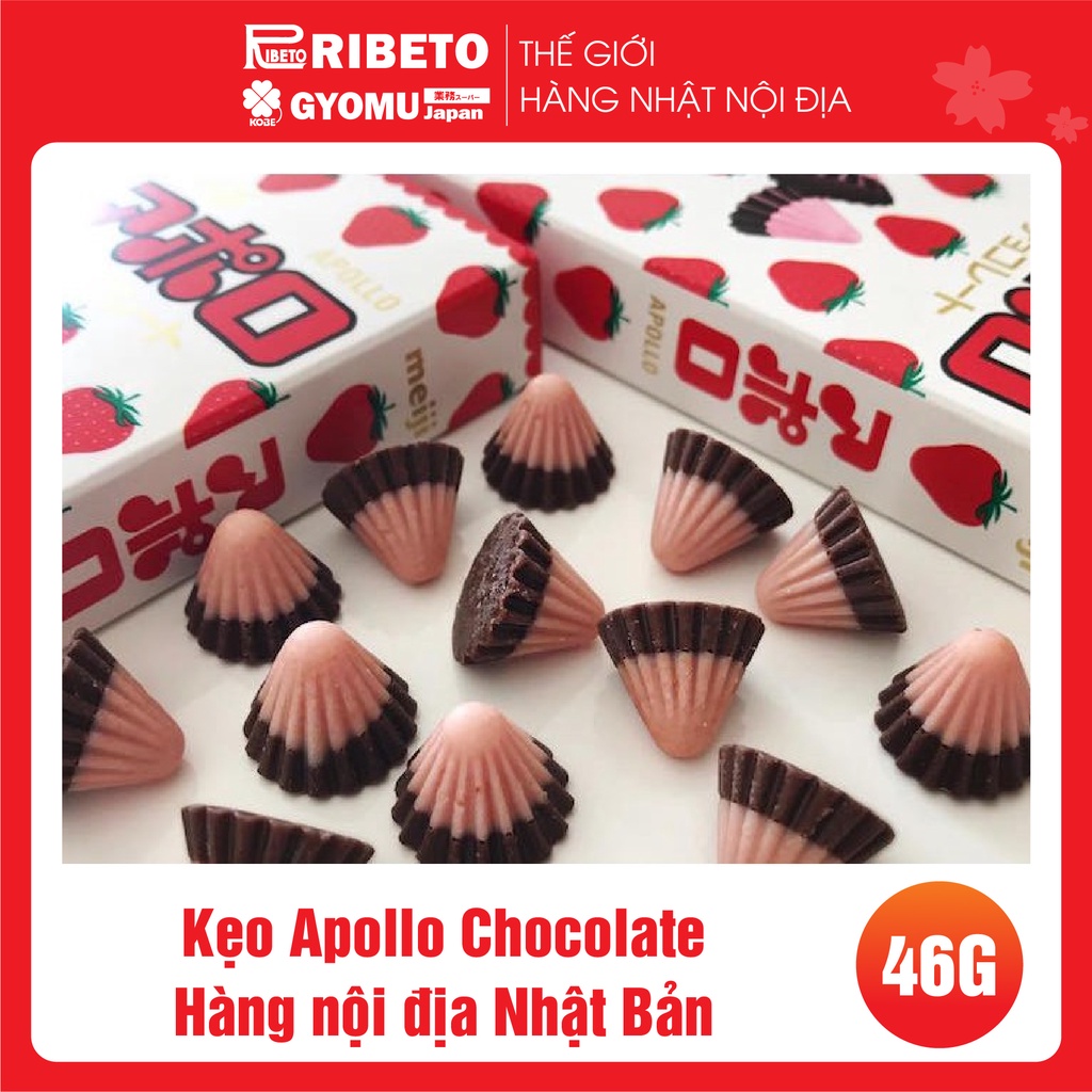 Kẹo Apollo Chocolate - Hàng nội địa Nhật Bản