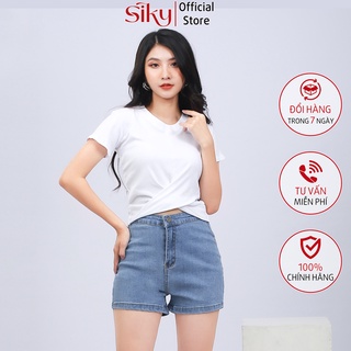 Áo croptop xoắn eo siky cr06