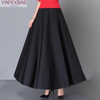 Chân váy dài lưng cao thanh lịch cho nữ