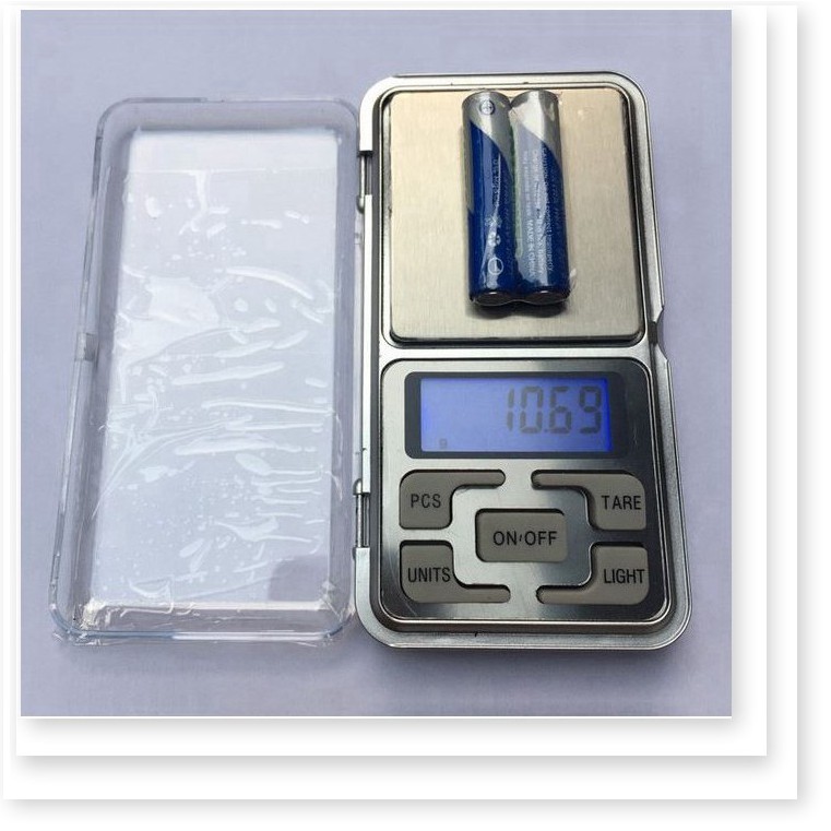Cân điện tử Cân tiểu li điện tử bỏ túi độ chính xác cao 200g/0.01g 500g/0.01g MH-200+ TẶNG 2 PIN