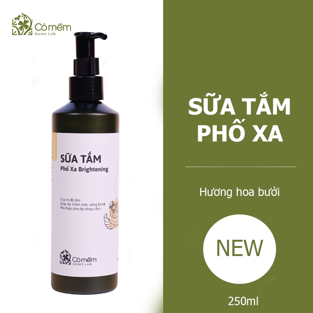 Sữa tắm Bồ Hòn Phố Xa Hương Hoa Bưởi Dưỡng Ẩm Sáng Da Cỏ Mềm 250g