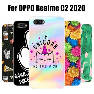Ốp lưng OPPO Realme C2 2020 Trường hợp Silicone mềm TPU Back Cover Điện thoại Vỏ bọc Realme C2 2020 Case
