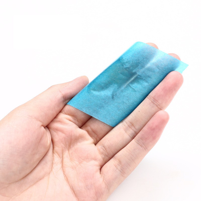 Tập 50 tờ giấy thấm dầu nội địa trung giấy thấm dầu nội địa trung làm từ bột gỗ tự nhiên giúp da không bị bóng dầu.