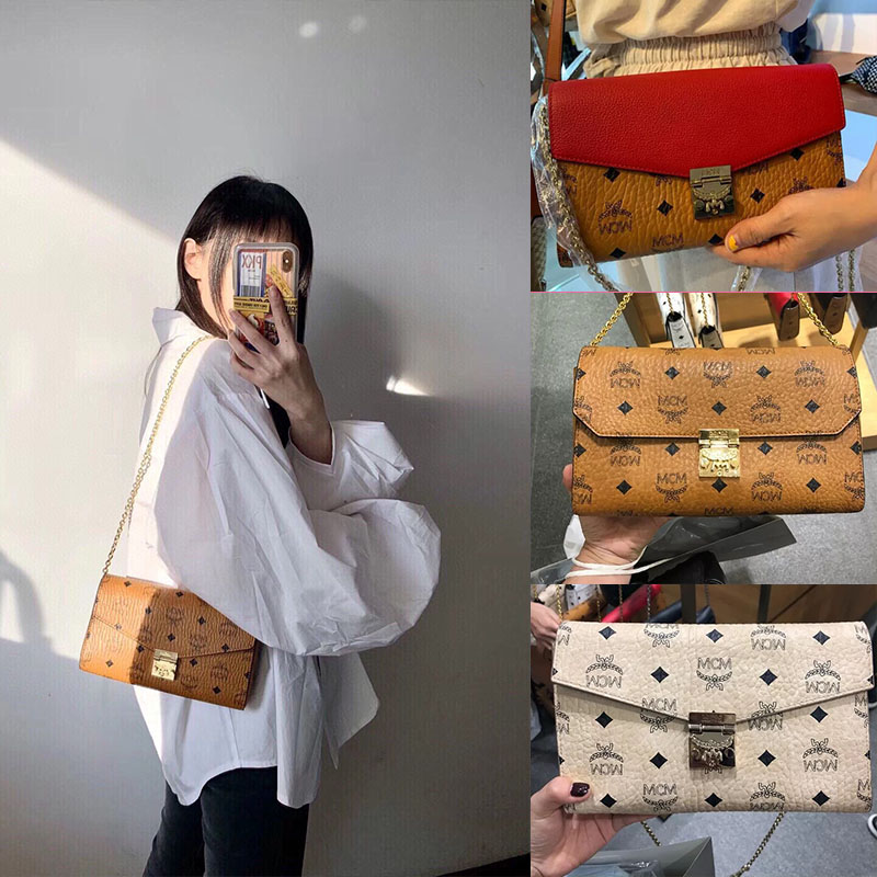 Hộp đầy đủ-- 2024 Chất liệu mới Túi đeo chéo Dây chuyền Mini Túi đeo vai cỡ: 17 * 9 * 12 CM