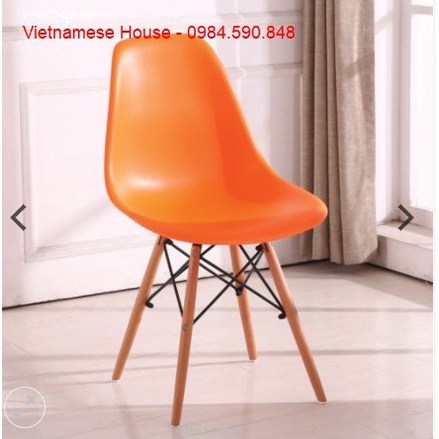 Ghế EAMES chân gỗ hàng nhập khẩu nhiều màu (Vietnamese House)