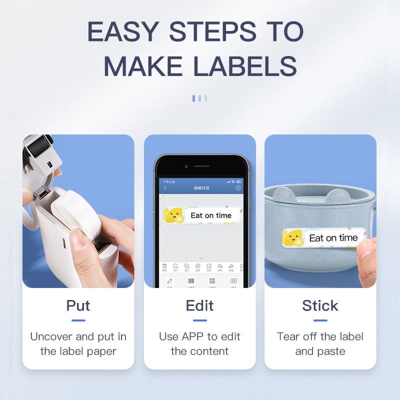 Máy in nhãn Niimbot D11/ D110 bluetooth mini