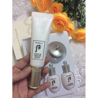 Sét kem chống nắng whoo dưỡng trắng