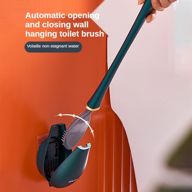 Bộ Giá Đỡ Bàn Chải Vệ Sinh Toilet Gắn Tường Tiện Lợi