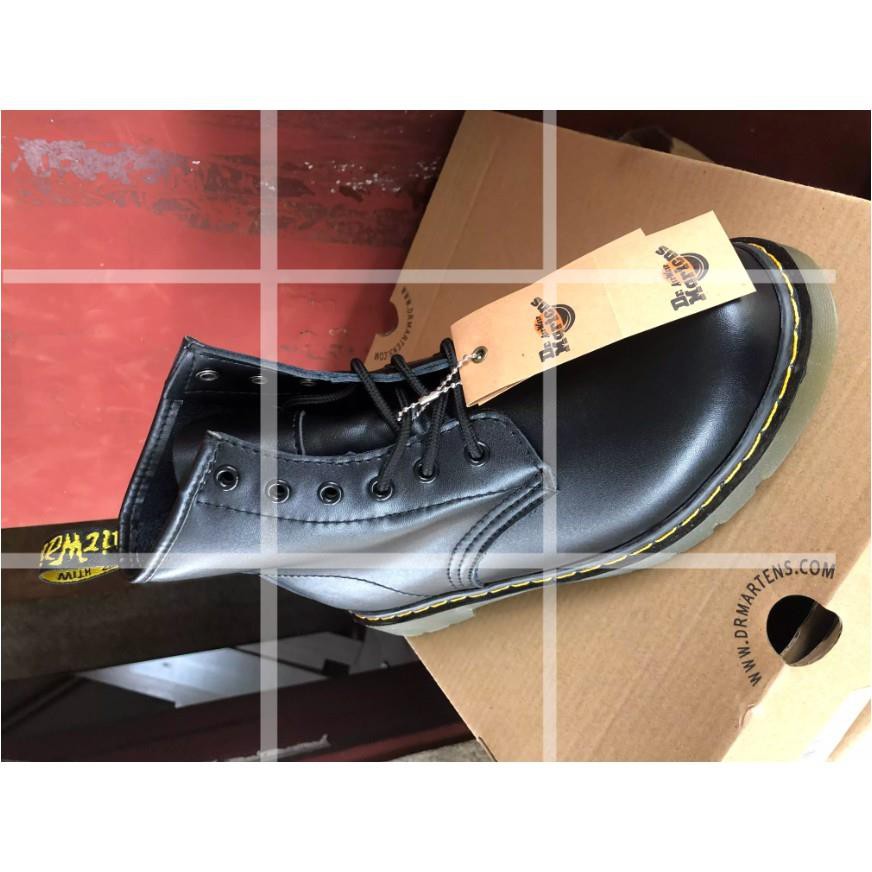 Giày Bốt Martin Dr.martens Wmns 1460w Màu Đen Burgundy