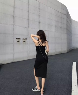 VÁY BA LỖ DÂY ĐAN COTTON