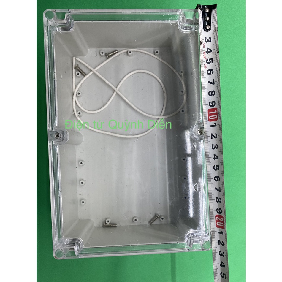 Hộp Nhựa ABS Nắp trong suốt 230x150x85mm (Chống Nước IP65) - linh kiện điện tử QUỲNH DIỄN