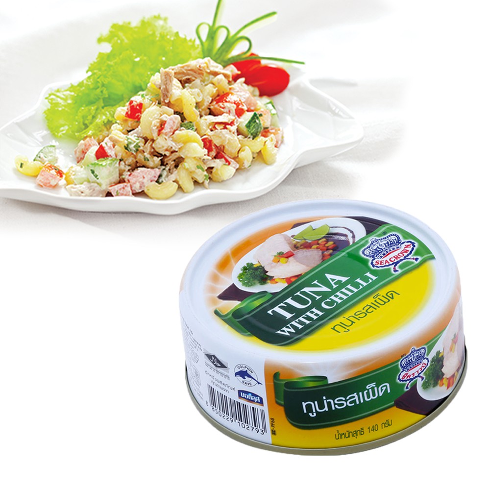 Cá Ngừ sốt Ớt Seacrown 140g (Date 2026)