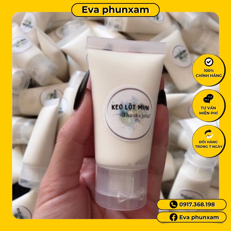 Gel lột mụn đầu đen, mụn cám handmade siêu dính