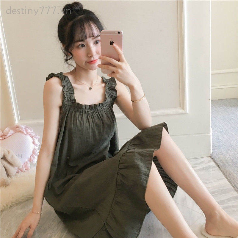 Bộ Đồ Ngủ Xinh Xắn Theo Phong Cách Hàn Quốc Dành Cho Nữ