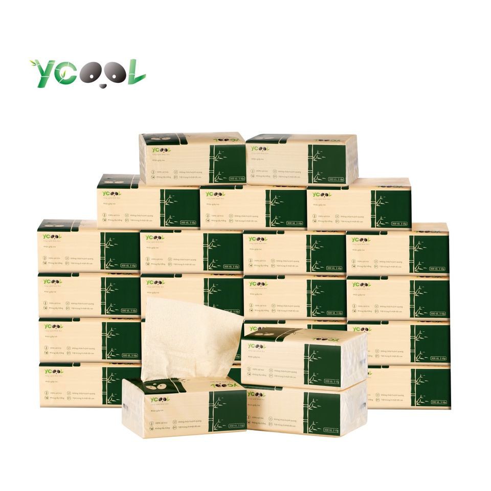 [100% CHÍNH HÃNG] THÙNG 30 GÓI GIẤY ĂN GẤU TRÚC SIPIAO CÔ GÁI/ YCOOL/ BAMBOO/ NATURAL NỘI ĐỊA TRUNG