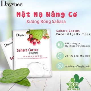 [CHÍNH HÃNG DAYSHEE COMESTIC] MẶT NẠ XƯƠNG RỒNG NÂNG CƠ THU NHỎ LỖ CHÂN LÔNG - SAHARA CACTUS FACE LIFT JELLY MASK