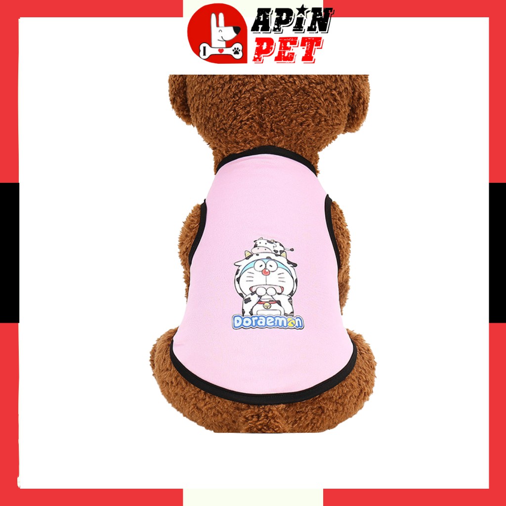 Đồ Cho Chó Mặc Tết Thích hợp Cho Chó Phốc Sóc Poodle Chó Nhỏ Mùa Hè in Hình Ngộ Nghĩnh,Co giãn tốt ,Size XS-XL