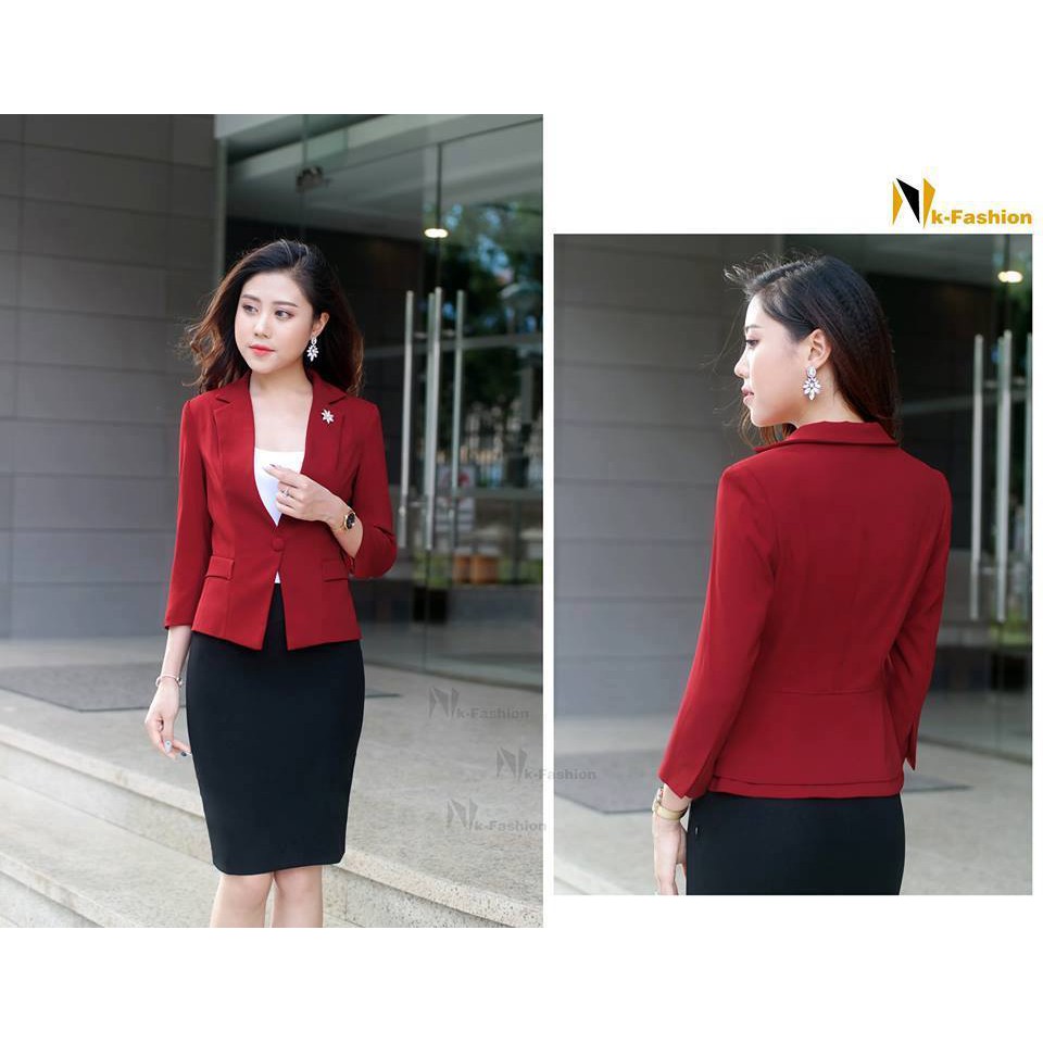 DEAL SỐC Vest 2 lớp thân trước peplum AV17 | BigBuy360 - bigbuy360.vn