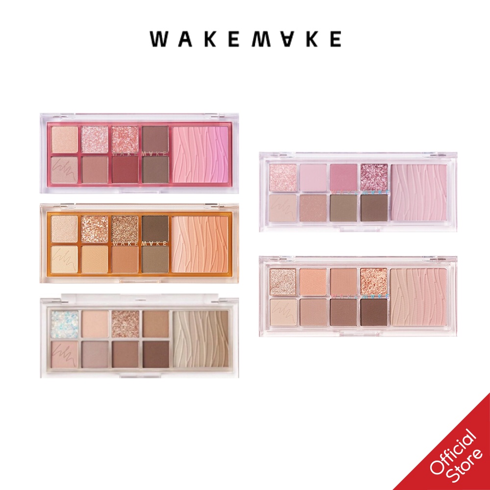 Bảng Phấn Mắt 9 Ô Wakemake Mix Blurring Eye Palette 10g