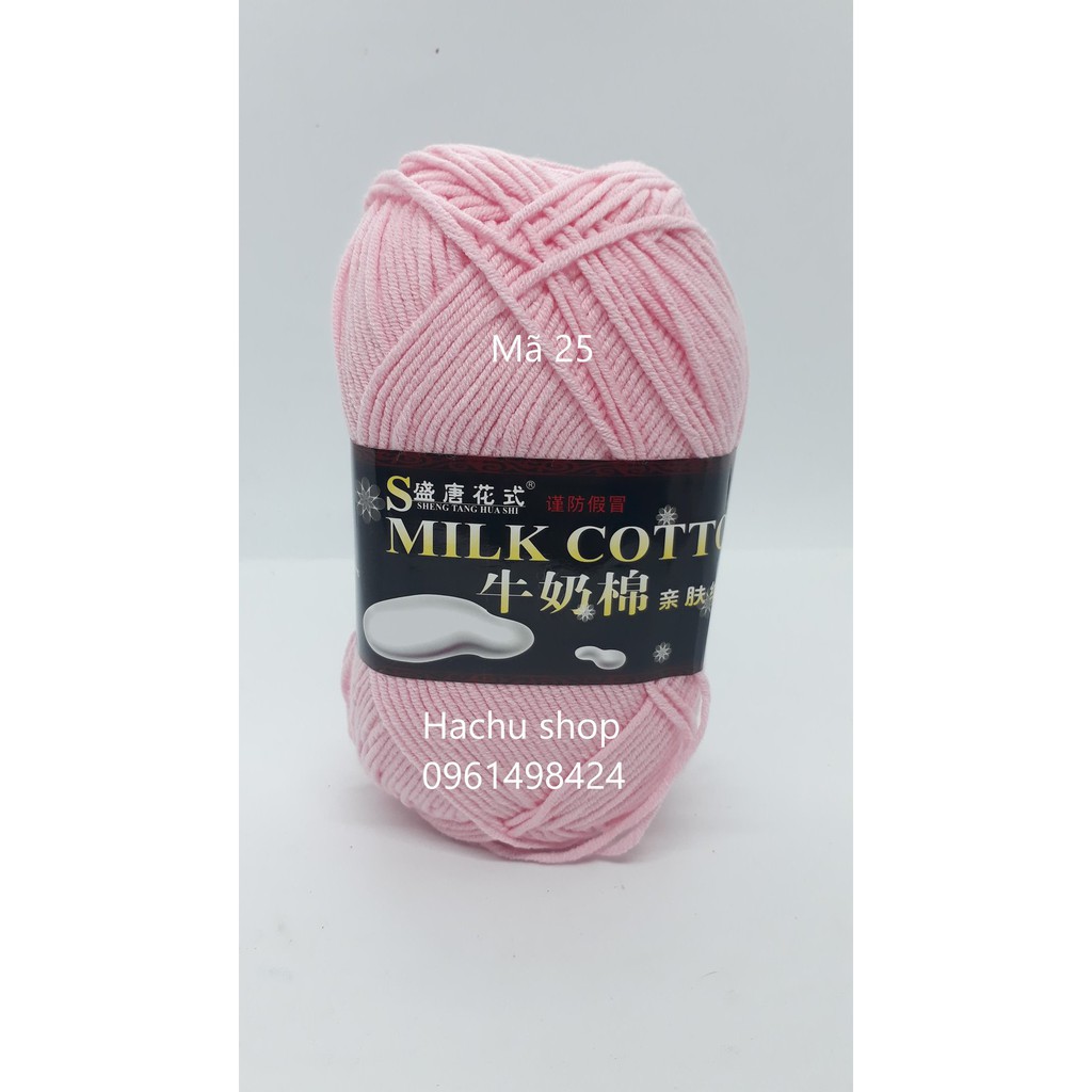 Len milk cotton loại 1
