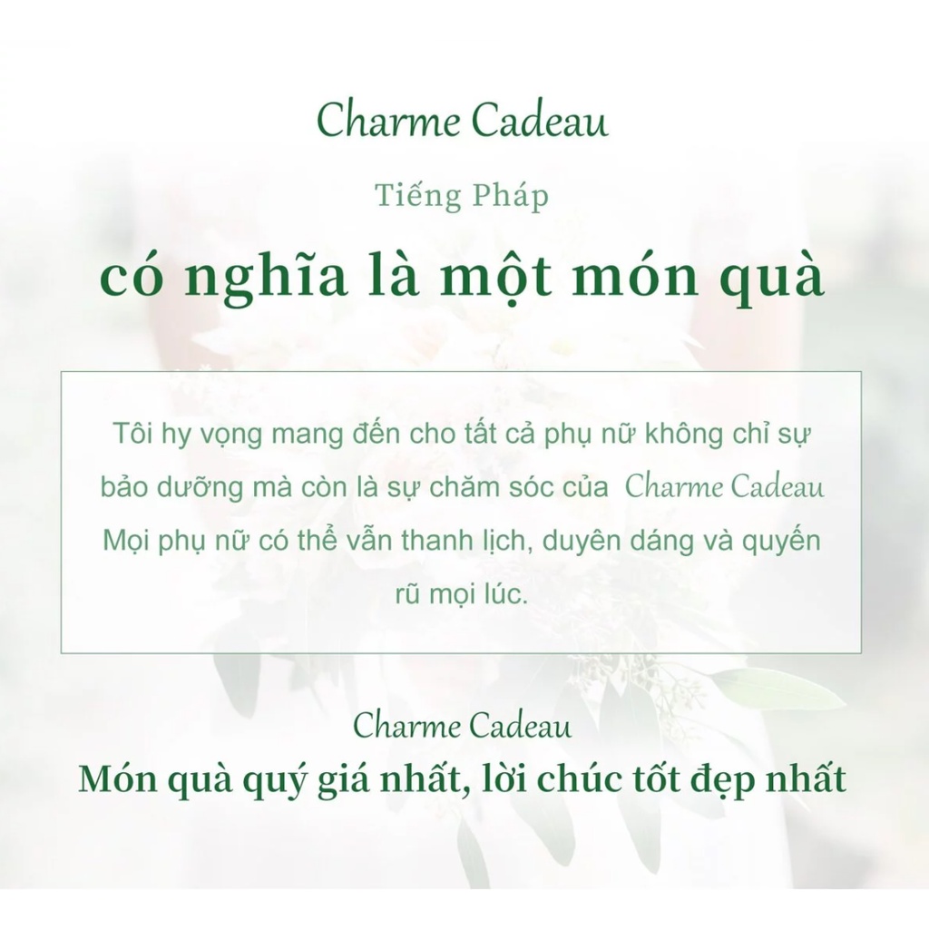 CHARME CADEAU - Kem dưỡng làm dịu đôi chân ( 150mll)