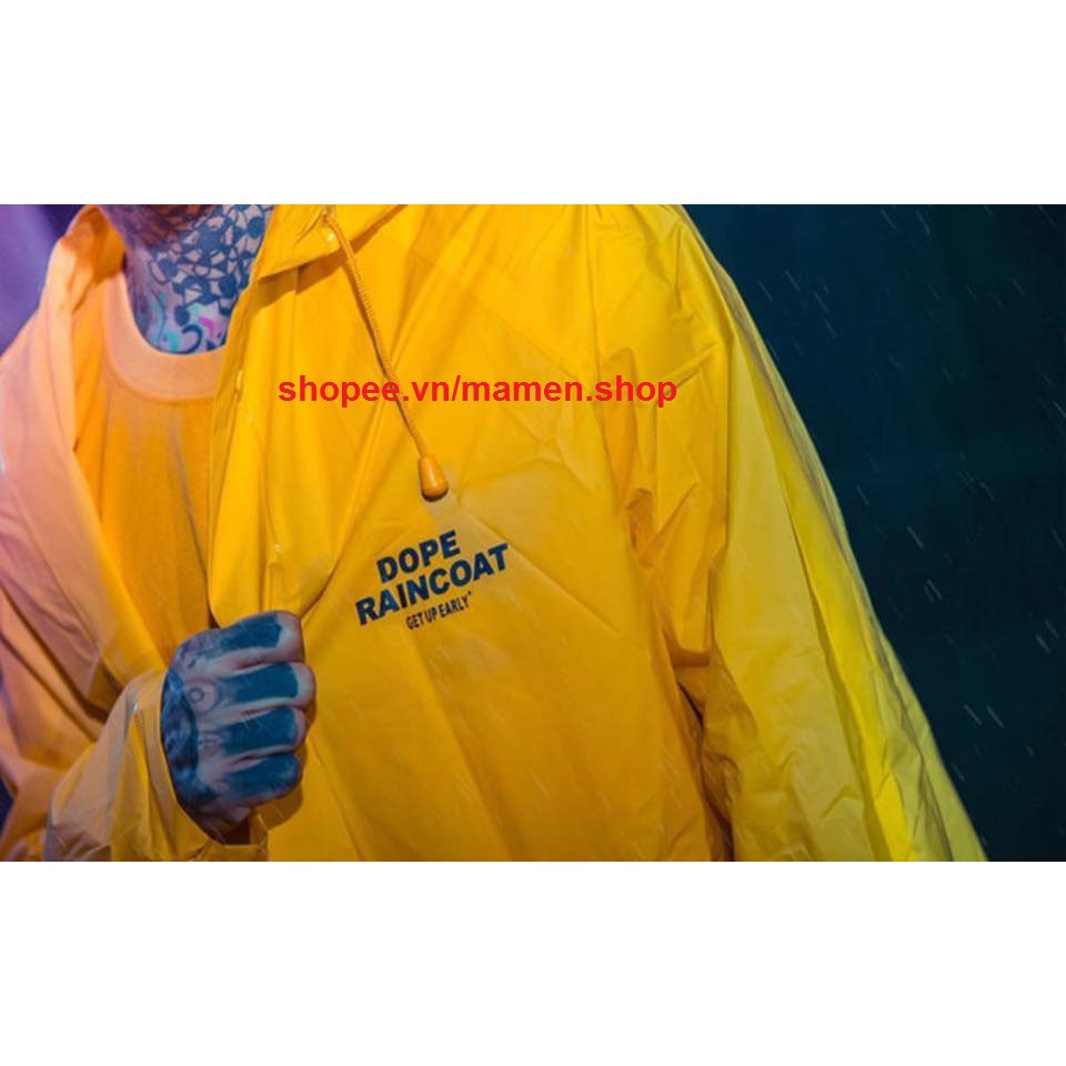 Áo mưa măng tô 1 người teen Dope Raincoat