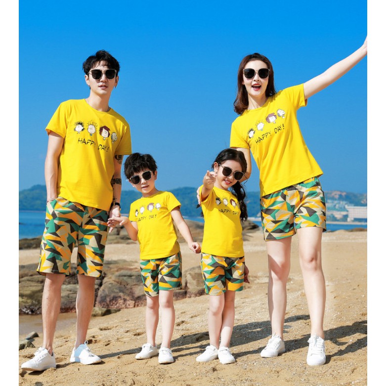 Bộ đồ đi biển gia đình Summer Cao cấp [giá xưởng] tại shopee mã GD_08