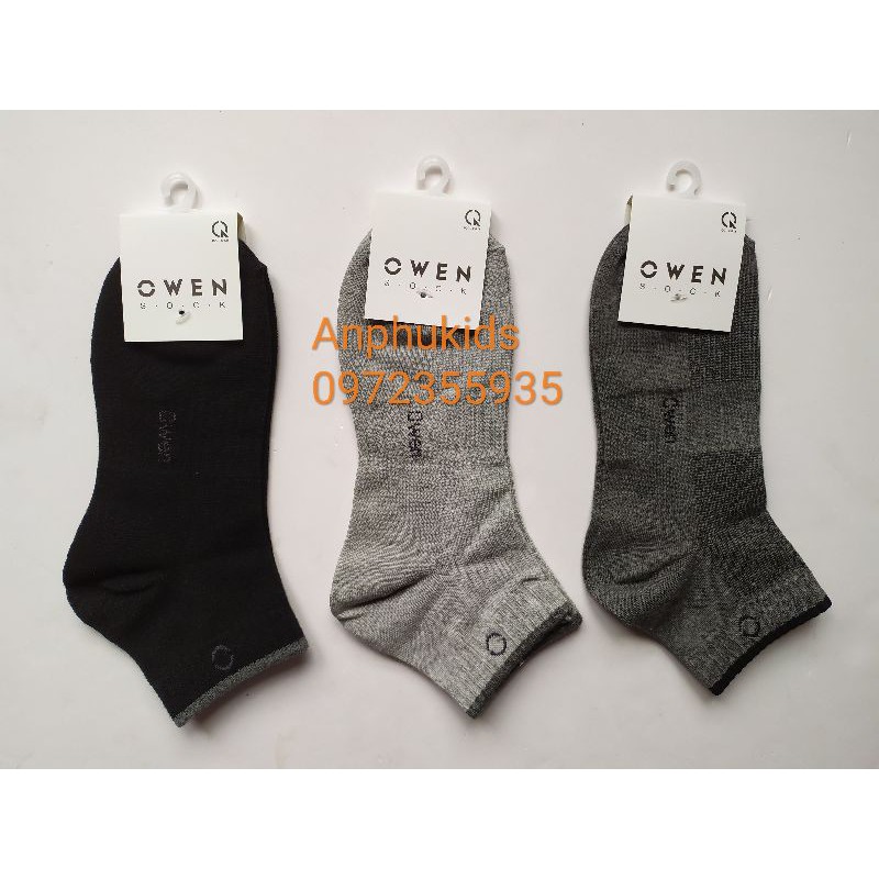 SALE - Set 5 đôi tất nam cổ trung OWEN chính hãng