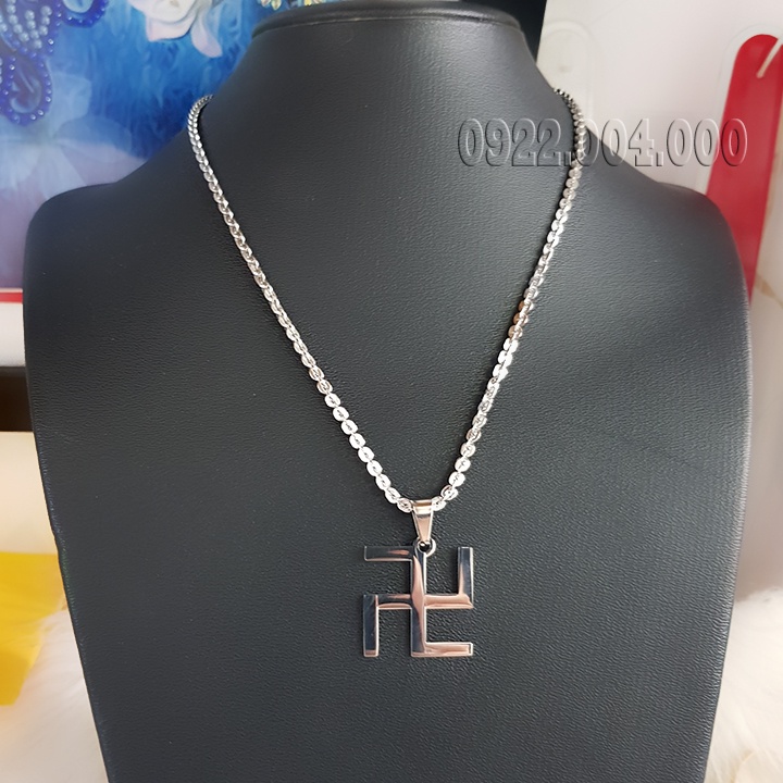 Dây chuyền nam mặt chữ vạn MZ1836