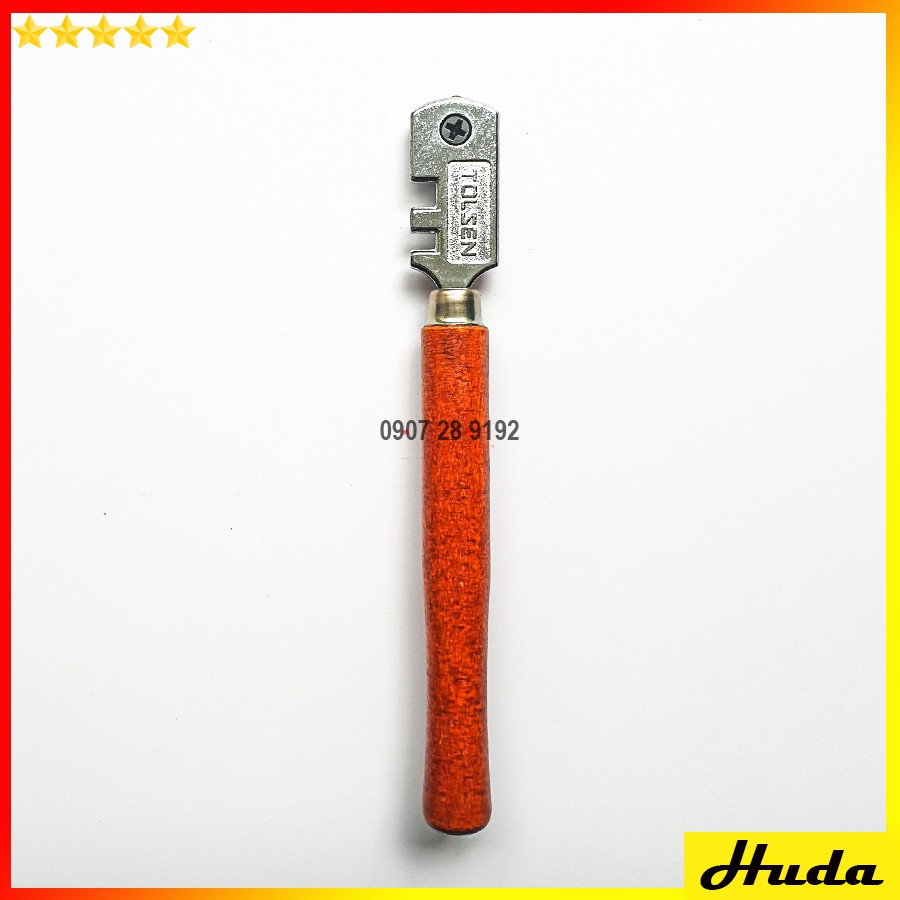 Dao cắt kiếng bẻ kiếng 6 lưỡi 130mm Glass Cutter TOLSEN - Dao cắt kính Tolsen