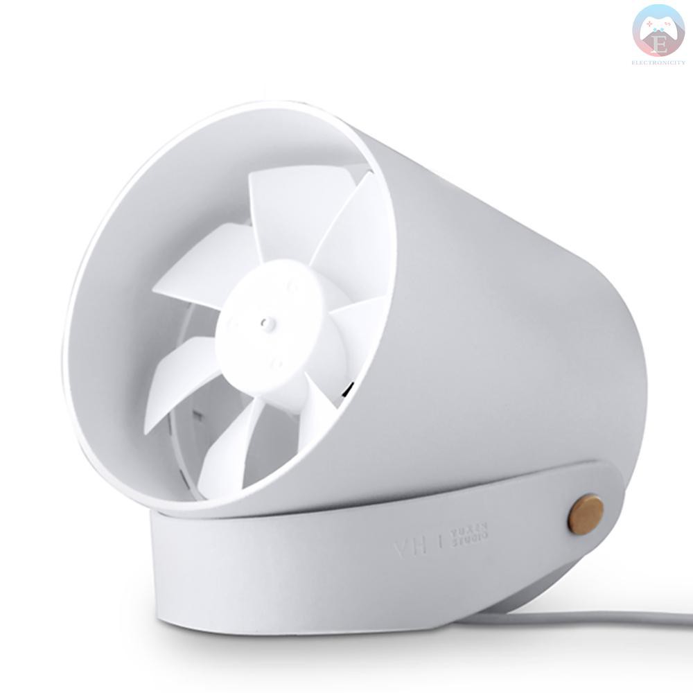 Ê VH Portable Mini Smart USB Fan Dual-motor Electronics Fans Metal Body Flap Low Noise for Power Bank Notebook PC Laptop Computer USB Port Devices From Xiaomi Youpin