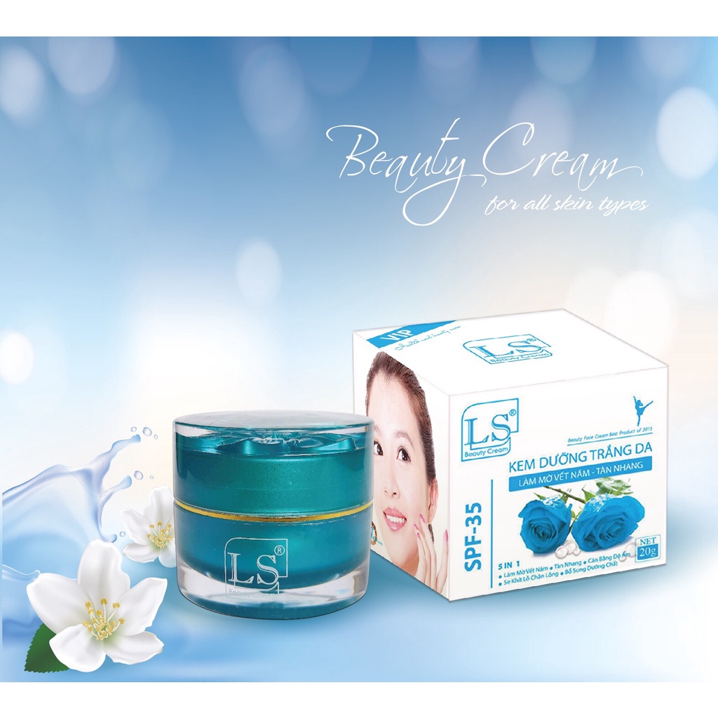 [Chính hãng] [Siêu Sale] Kem LS Spa Dưỡng Trắng Da Làm Mờ Vết Nám Tàn Nhang 20g