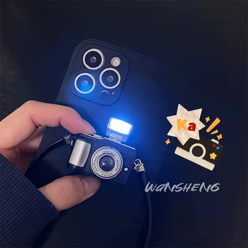 Vỏ Bảo Vệ Hộp Sạc Tai Nghe airpods Pro 3 bluetooth Bằng Tpu Hình Máy Ảnh flash Cổ Điển