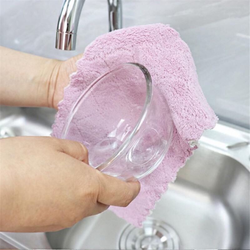 Khăn Lau Tay, Khăn Lau Bếp Đa Năng Siêu Mềm, Siêu Thấm Nước, Giặt Lại Rất Dễ Ràng