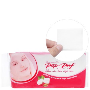 Bông tẩy trang Pop-Puf Cotton Pads 100M (MP0041 MP0025)