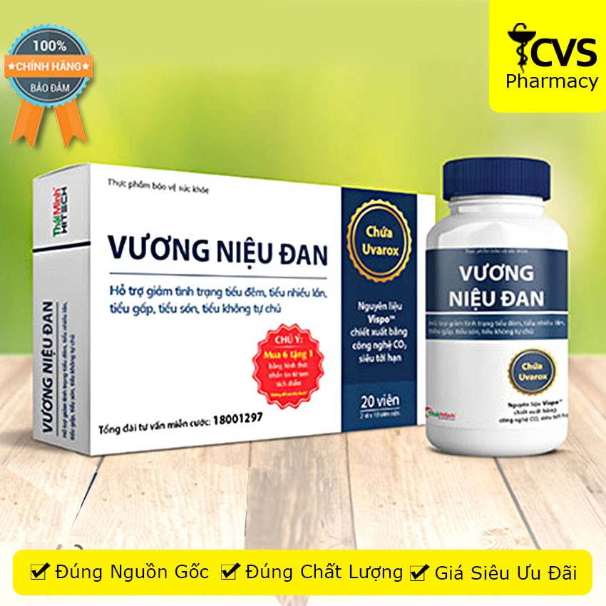 Vương Niệu Đan - Viên Uống Hỗ Trợ Giảm Kích Thích Bàng Quang - cvspharmacy