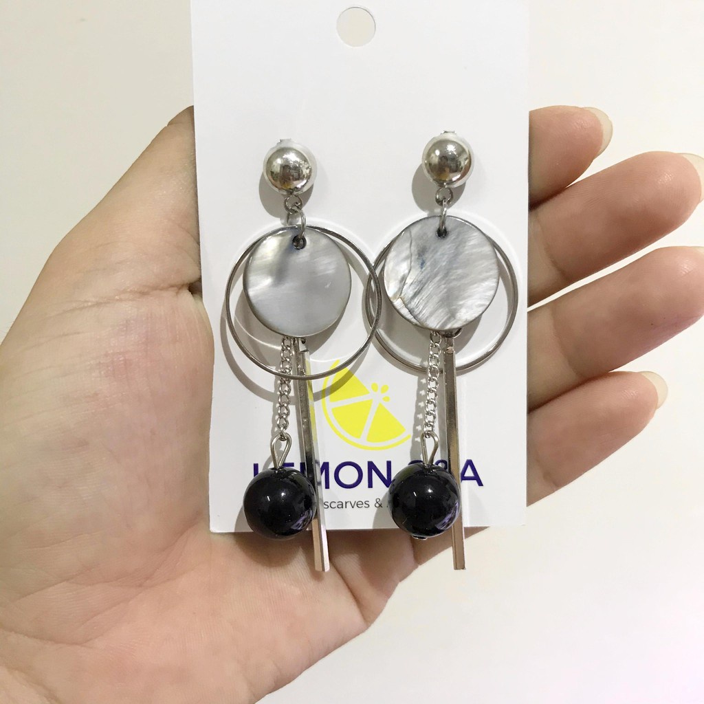 Hoa tai thời trang khuyên tai nữ bông tai phụ kiện - Mã HT032