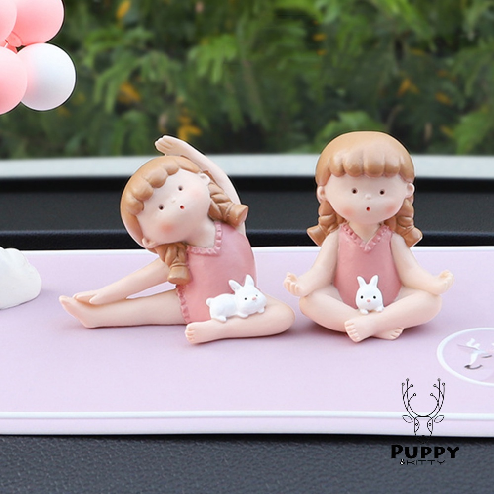 Chú Thỏ Hoạt Hình Tập Yoga Ngộ Nghĩnh Đáng Yêu