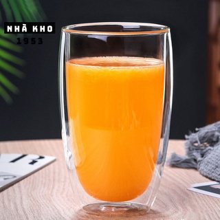 [Chính hãng]  Ly thủy tinh 2 lớp cách nhiệt Nova (350ml và 450ml)