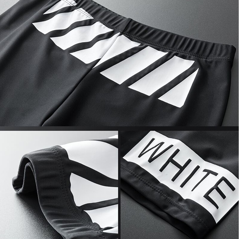 Bộ đồ bơi hai mảnh gồm áo tay ngắn và quần ngắn thời trang cho nam | BigBuy360 - bigbuy360.vn